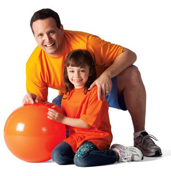 Father and daughter at YMCA